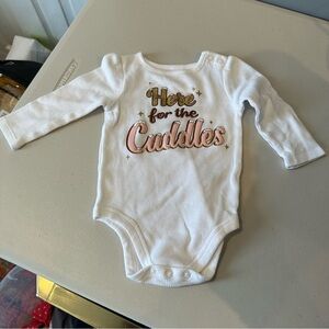 Garanimals Here for the Cuddles Thermal Long Sleeve Onesie 12 Months